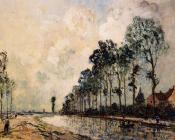 约翰 巴托特 琼坎 : The Oorcq Canal Aisne